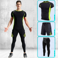 Men’s Performance Training Set Shirt & Compression Tights